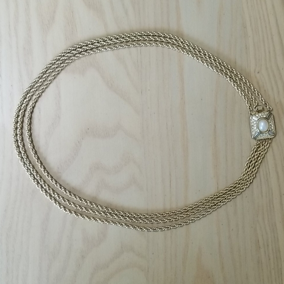 🔵Vintage 3 layer Necklace - Picture 3 of 12